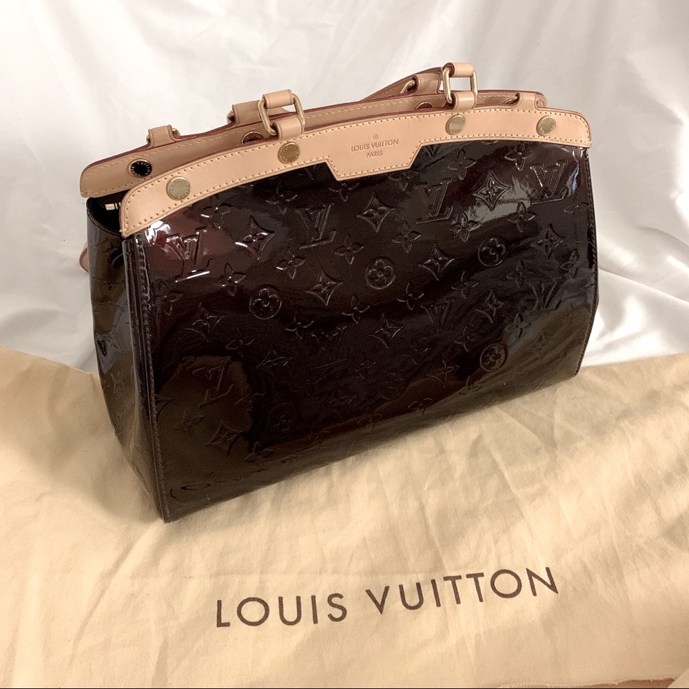 LOUIS VUITTON Brea Amarante Monogram Vernis